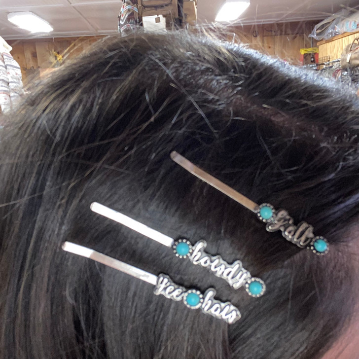 Howdy - Y'all - Yeehaw Bobby Pin Set