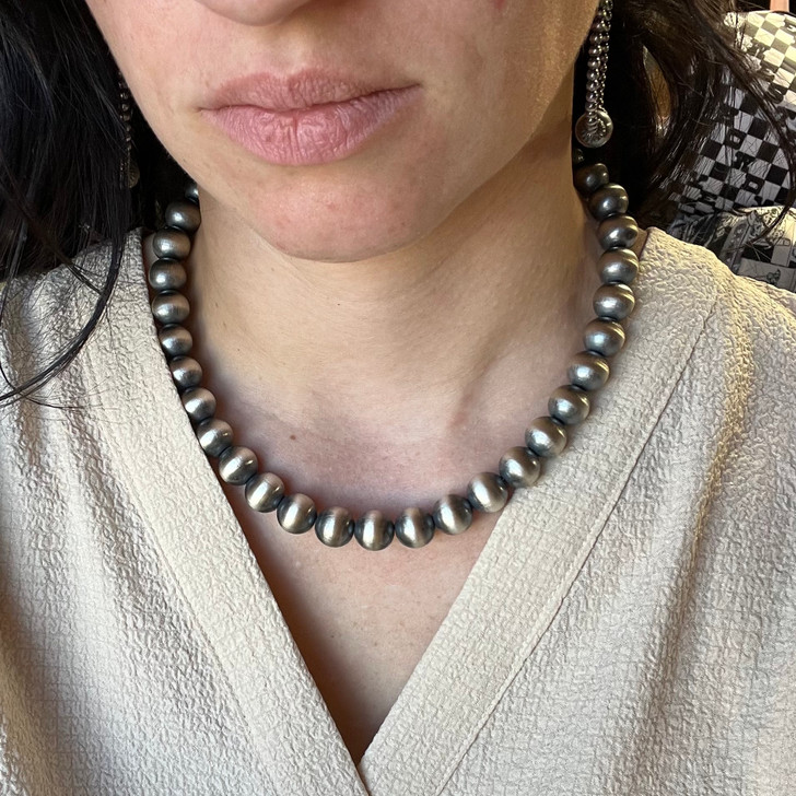 SATTCHI パールネックレスチョーカー 12mm Pearl Necklace 16