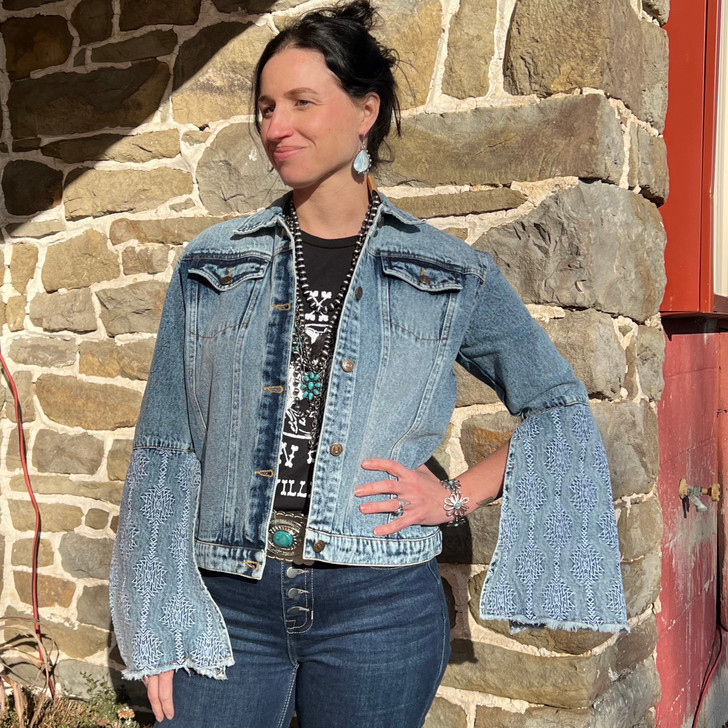 Size Small STS Ranch Women's Dori Denim Jacket - Stockyard Style