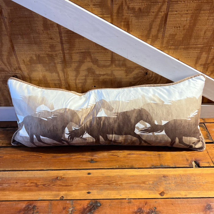 Paseo Road Brown & White Running Horse Body Pillow