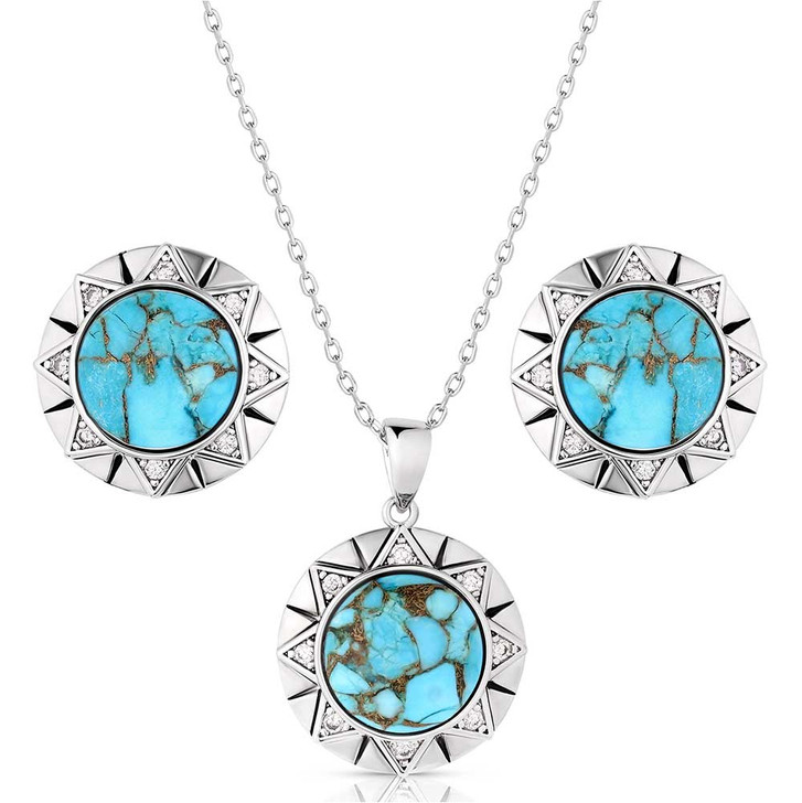 Montana Silversmiths Inner Love Turquoise Jewelry Set