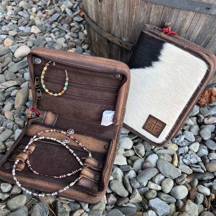 STS Ranch Cowhide Kellie Jewelry Case STS30015