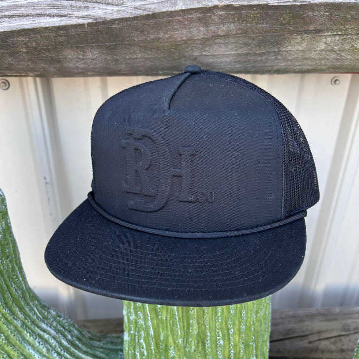 Red Dirt Hat Co. The Brand Black/Black 5P Hat RDHC-516