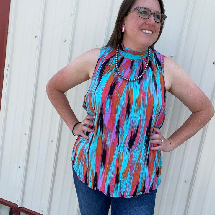 Savanna Jane Ladies Plus Size Neon Tank Top