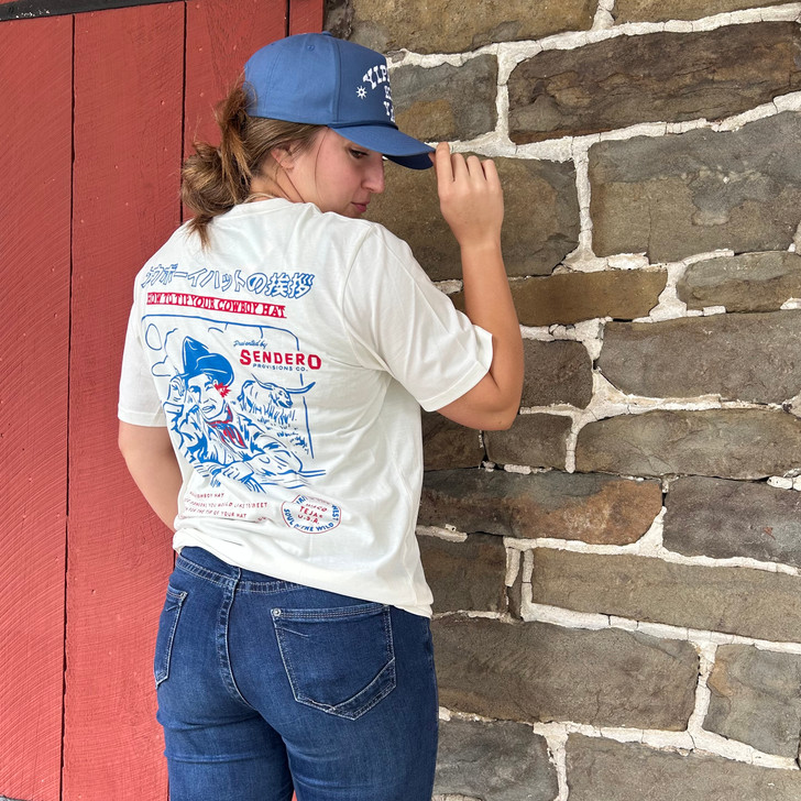 Sendero Provisions White Tip Your Hat Graphic Tee