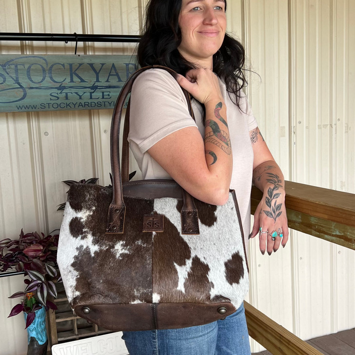 STS Ranch Cowhide Josie Tote STS33218