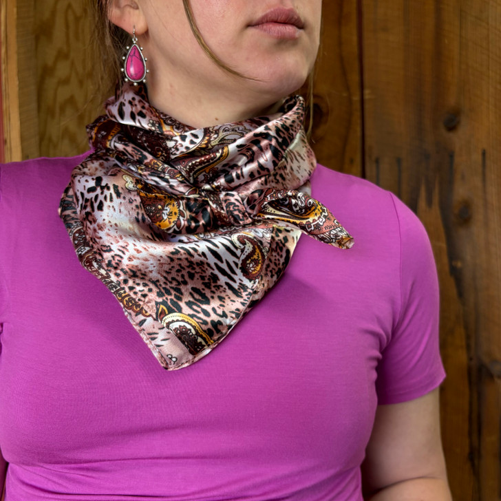 Leopard Wild Rag 35x35