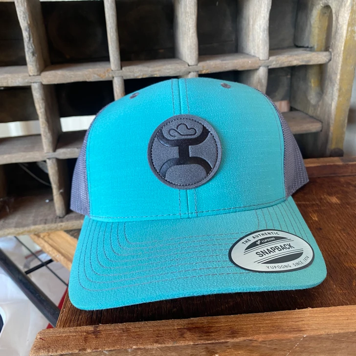 Hooey Blush Teal & Grey Trucker Hat 2205T-TLGY