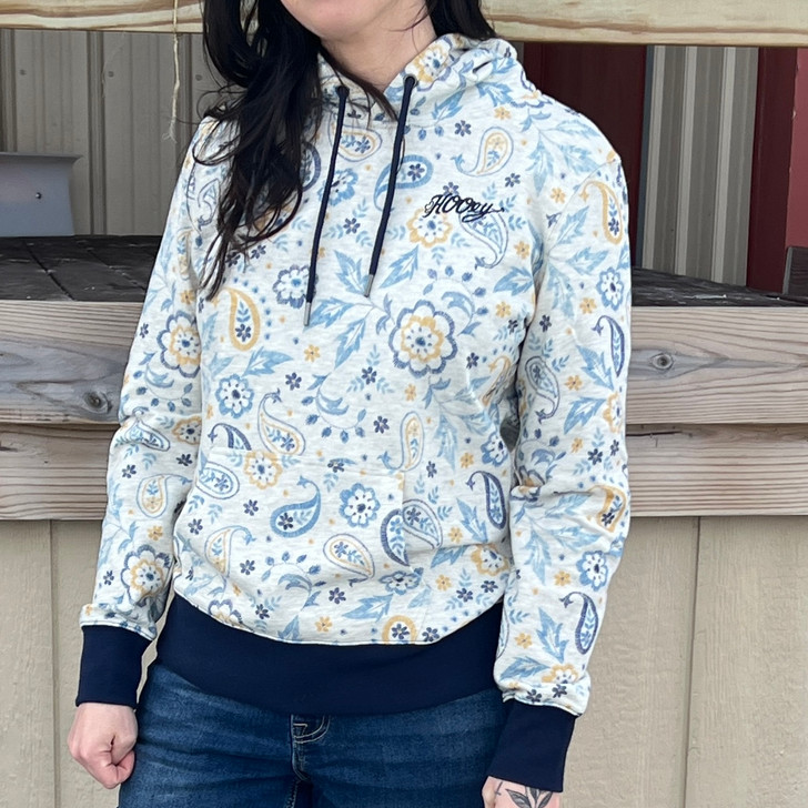 Hooey Women's Cream Paisley Hoody HH1150CR