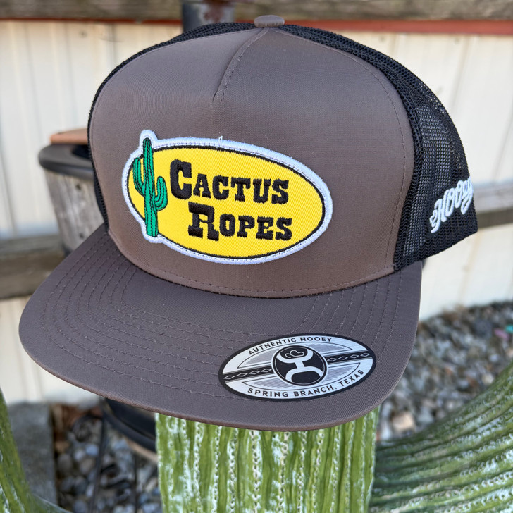 Hooey Cactus Ropes Brown Trucker Hat CR123