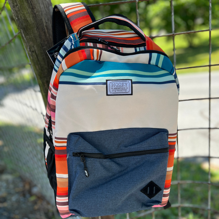 Hooey Recess Serape And Navy Backpack BP2601SPNV