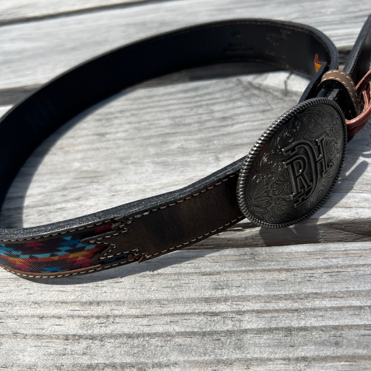 Red Dirt Hat Co. Youth Aztec Leather Belt 23144BE4