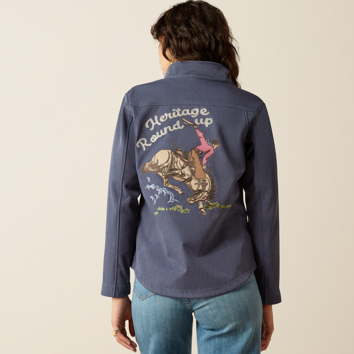 Size Large Ariat Ladies Blue Heritage Jacket 10054582