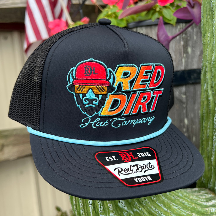 Red Dirt Hat Co. Youth Prime Black Chillin Buffalo Hat