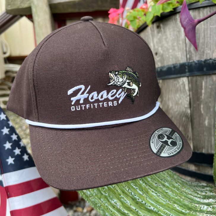 Hooey Bass Brown Embroidered Trucker Hat
