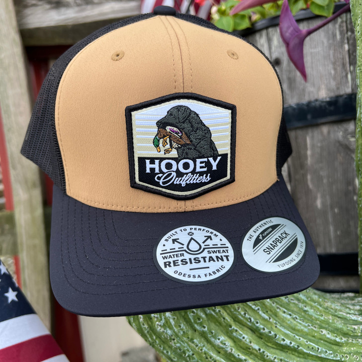 Hooey Tan Remi Lab and Duck Trucker Hat