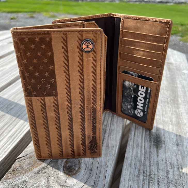 Hooey Tan Liberty Roper Rodeo Wallet