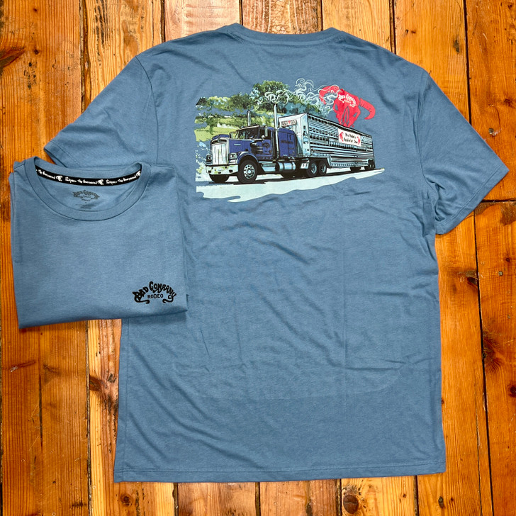 Hooey Men's Bad Company 18 Wheeler Graphic Tee BCT2612DKDE