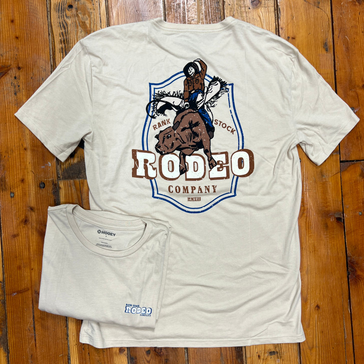 Hooey Men's Tan Rank Rodeo Graphic Tee RT2604TN