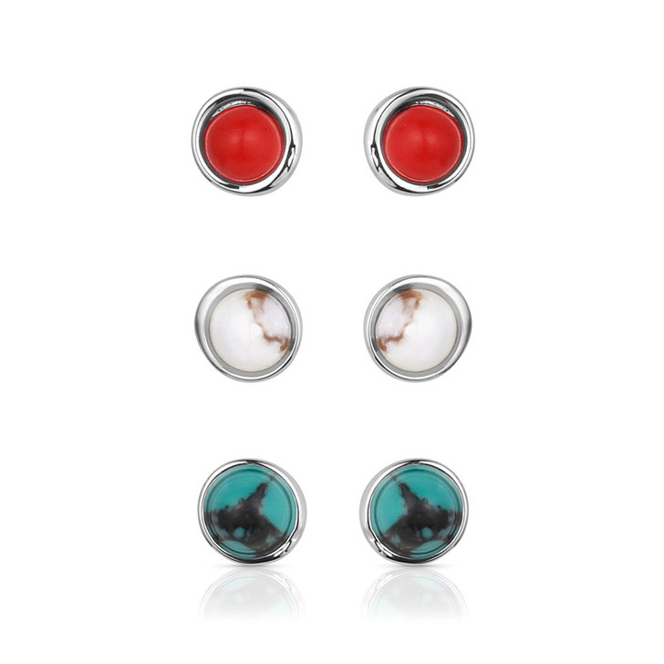 Patriotic Post Earring Set