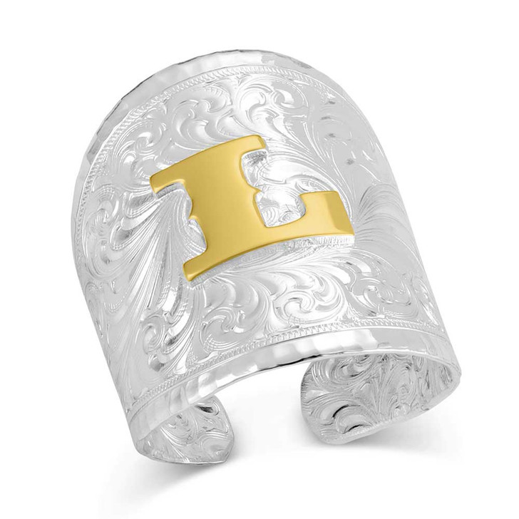 Out West Initial Ring - style L