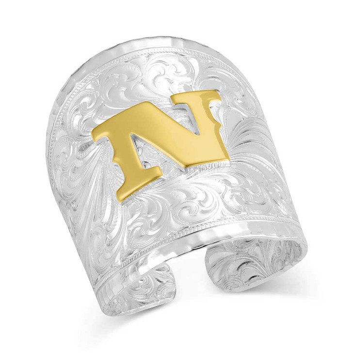 Out West Initial Ring - style N
