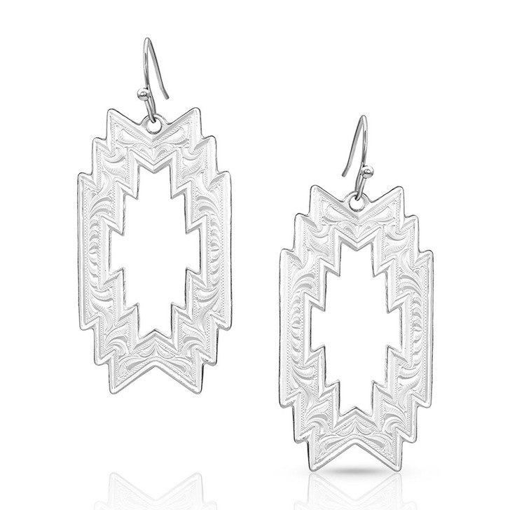 Thunderstorm Geometric Earrings by Montana Silversmiths  ER4700