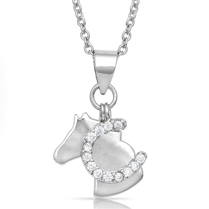 Montana Silversmiths Horsing Around Charm Necklace by Montana Silversmiths  NC4763