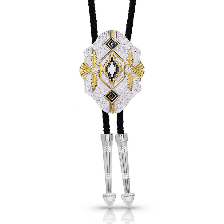 Montana Silversmiths Two Tone Eagle Bolo Tie BT190