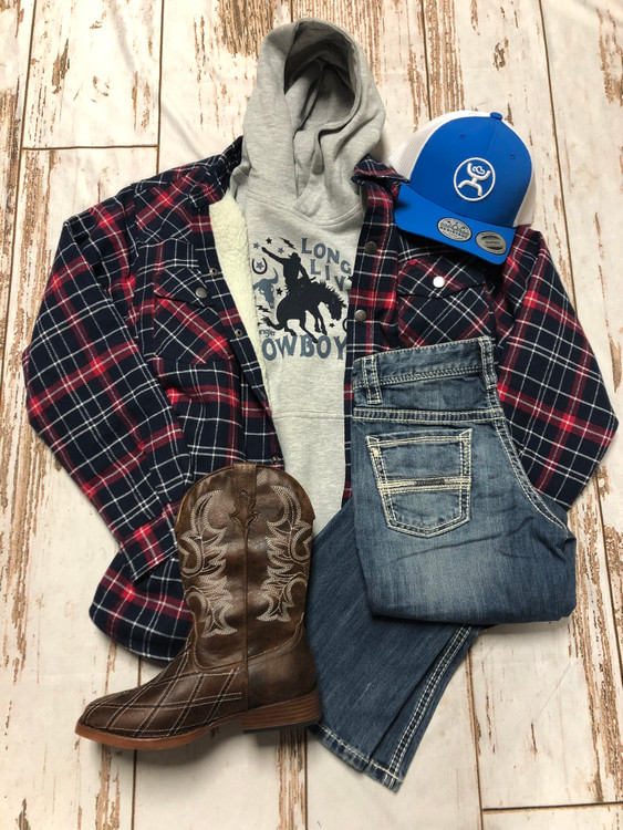 Boy's Flannel Outfit of the Day 