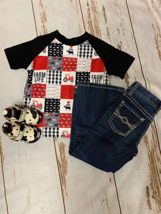 Boy's Down on the Farm Outfit of the Day 