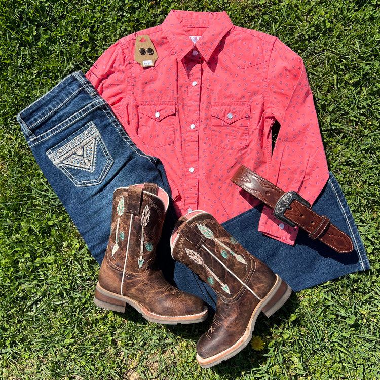 Girls Coral Show Ring Outfit Of The Day - June 5, 2024