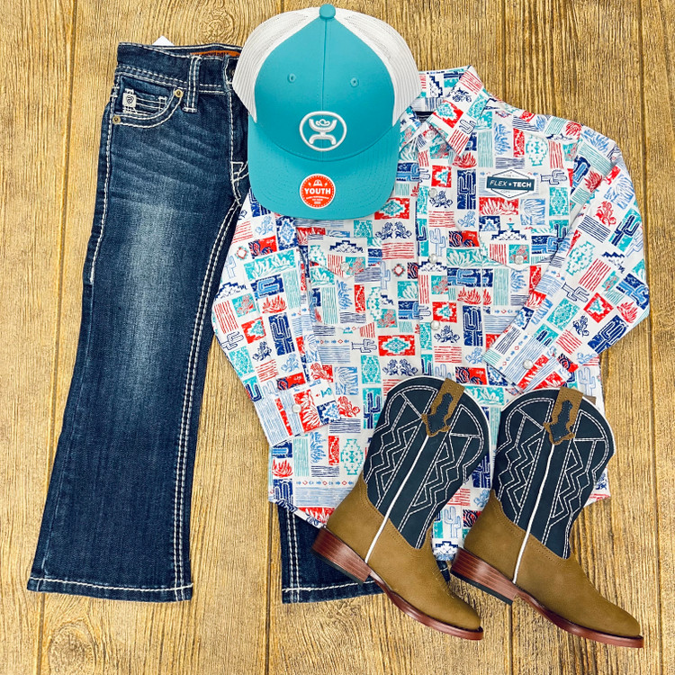 Boys' Blue Buckaroo Outfit Of The Day