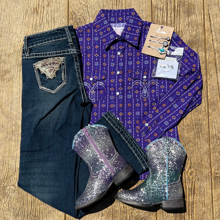 Girls Purple Show Outfit Of The Day