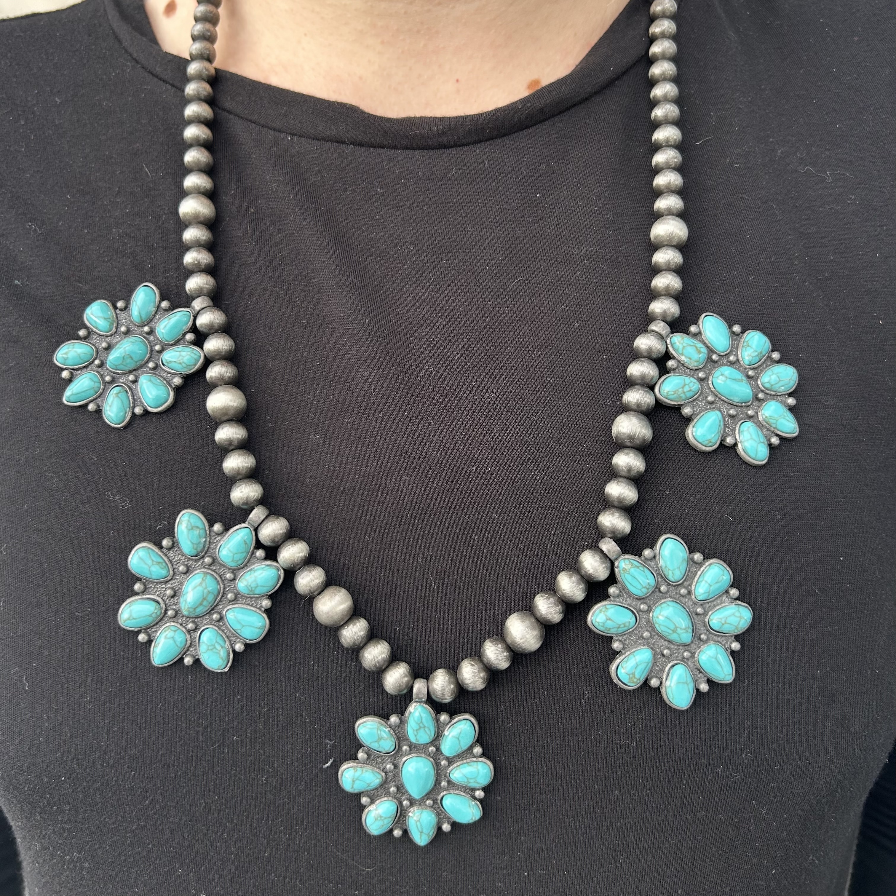 【送料&関税込】Needles Turquoise Necklace IMG_2812_54937478-dce4-494f-