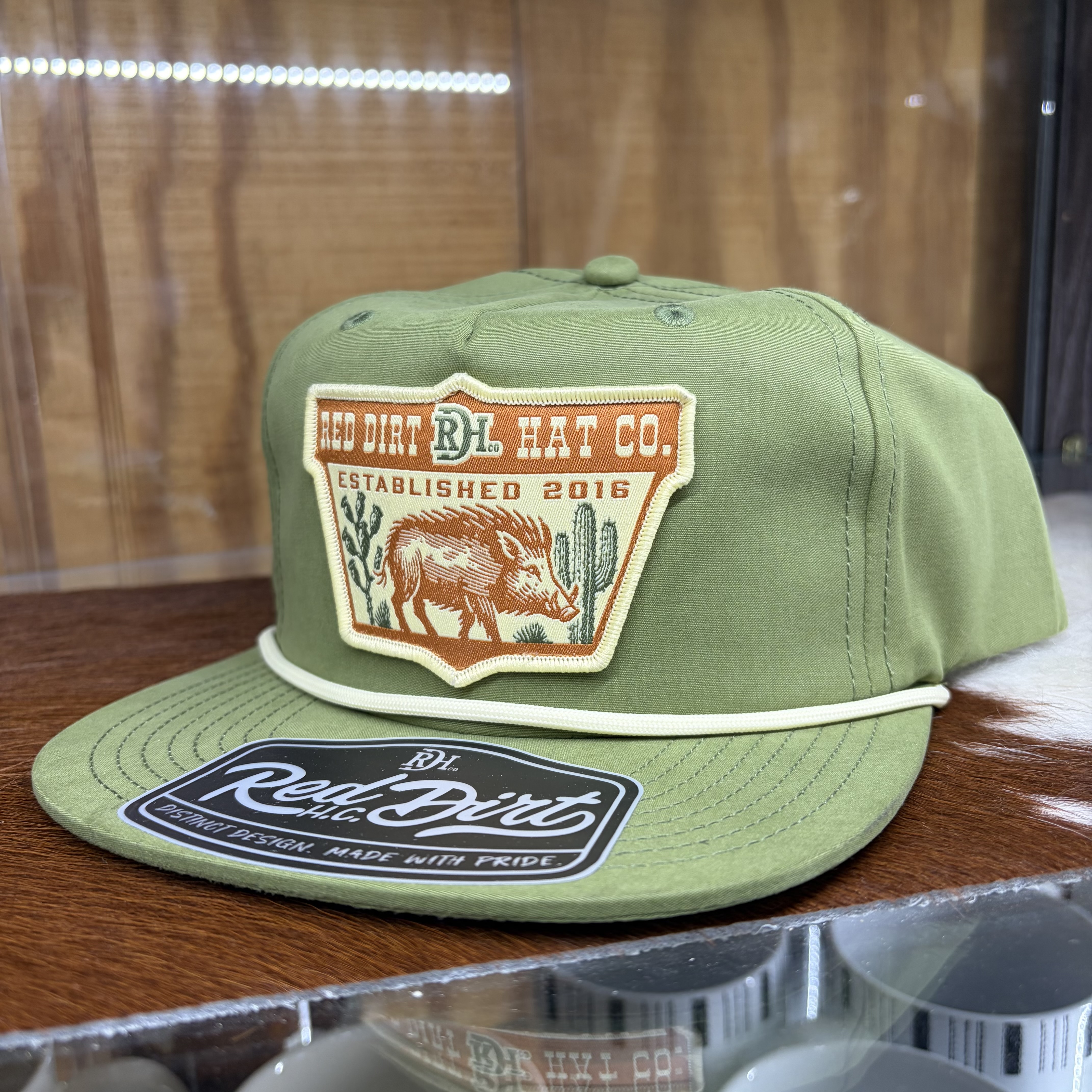 Red Dirt Hat Co. The Hunt Olive Roped Hat - Stockyard Style