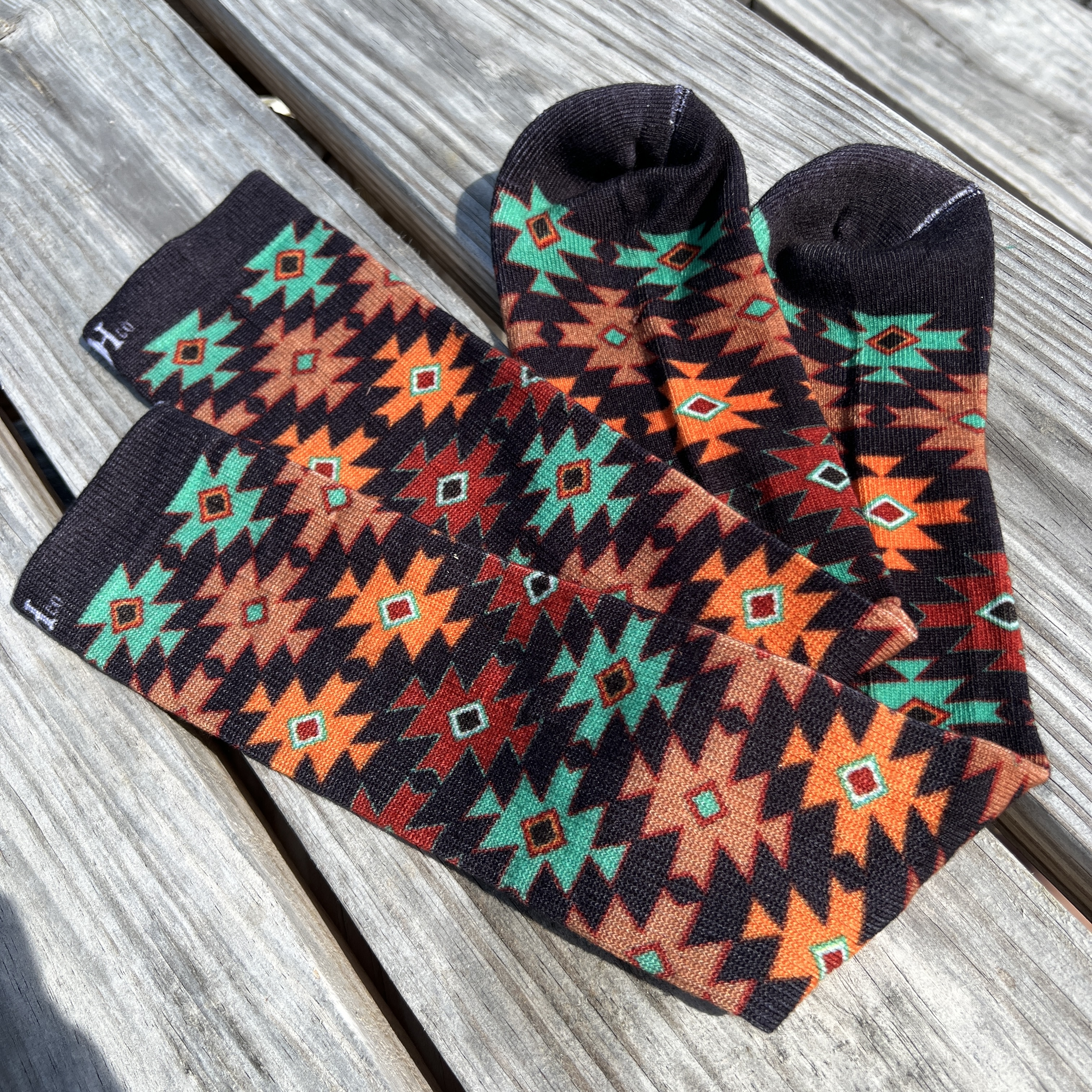 Red Dirt Hat Co Aztec Boot Socks - Stockyard Style