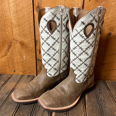 靴 Ruddy PICKETT-GREY-RED-GOAT-BOOT-