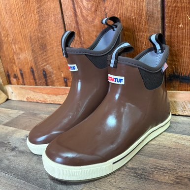 XtraTuf Men's Brown 6 in. Outdoor Pro Deck Boot - Stockyard Style