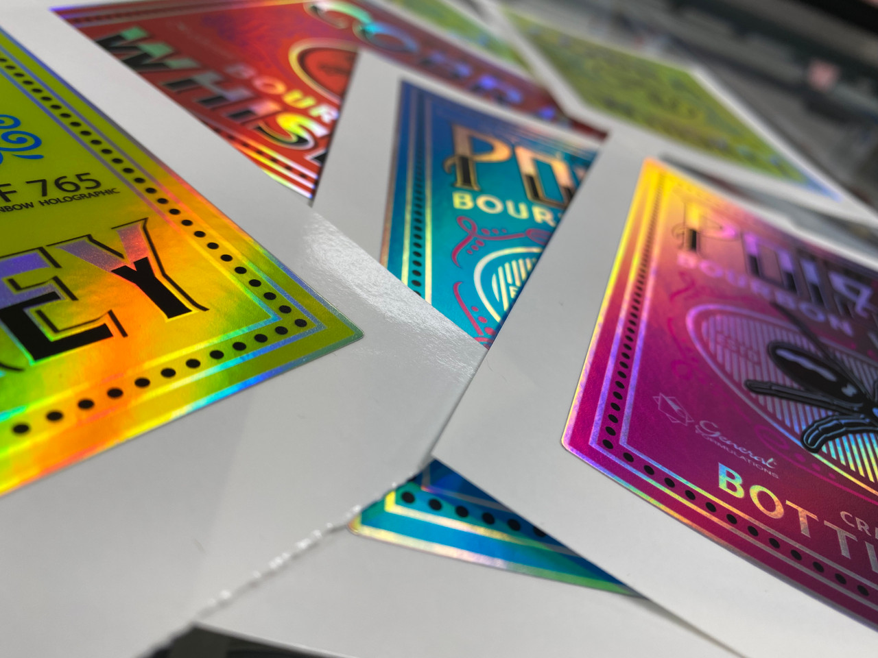 Rainbow Mist Adhesive Vinyl Choose Your Length –