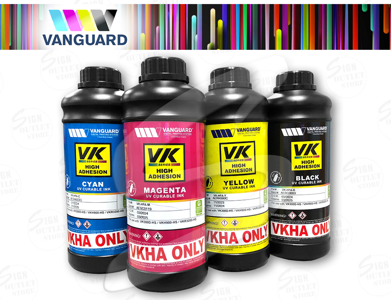 Vanguard VK High Adhesion UV Inks