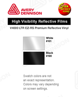 V4000 Premium LTR EZ-RS Reflective Cut Vinyl
