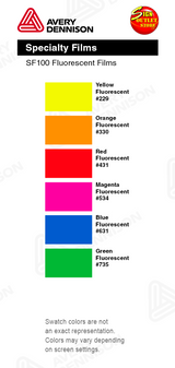 Orafol 6510 Fluorescent Cast Vinyl Film