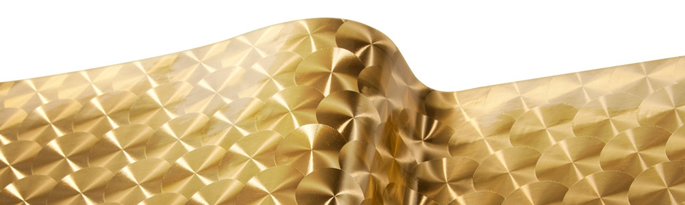 VinylEfx Large Engine Turn Gold Outdoor Durable Vinyl Film