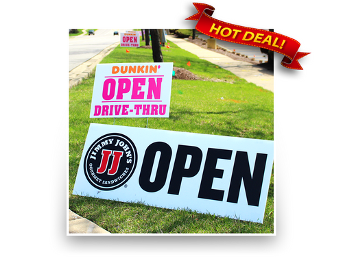 White Corrugated Sign Blanks 48" W x 96" H (10 mil)