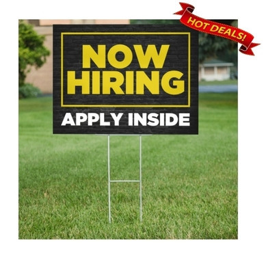 (B) Sign Stakes 10" x 15" Sign Stakes