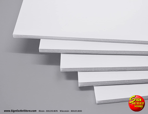 48” x 96” White Foam Board 3/16”