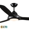 Deka EVO-2 127cm Black Plastic Indoor/Outdoor Ceiling Fan & LED Light