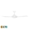 Eglo Bondi 132cm White Plastic Indoor/Outdoor Ceiling Fan & LED Light