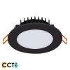 Domus Bliss TRIO 10w CCT LED Down Light Black